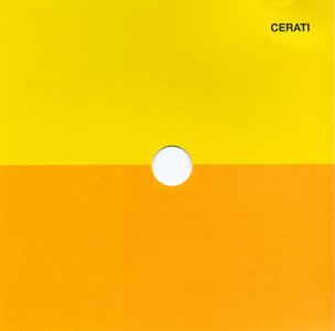 Portada del primer album de Gustavo Cerati como solista, Amor Amarillo 1993
