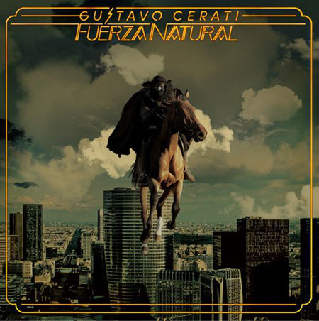 Portada del ultimo album de estudio de Gustavo Cerati como solista, Fuerza Natural 2009