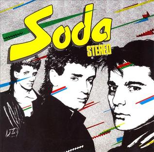 Portada del primer album de Soda Stereo, titulado con el mismo nombre, en 1984