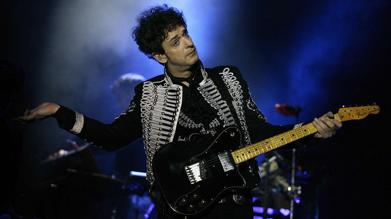 Gustavo Cerati en su último concierto, el 15 de Mayo de 2010 en Caracas, Venezuela